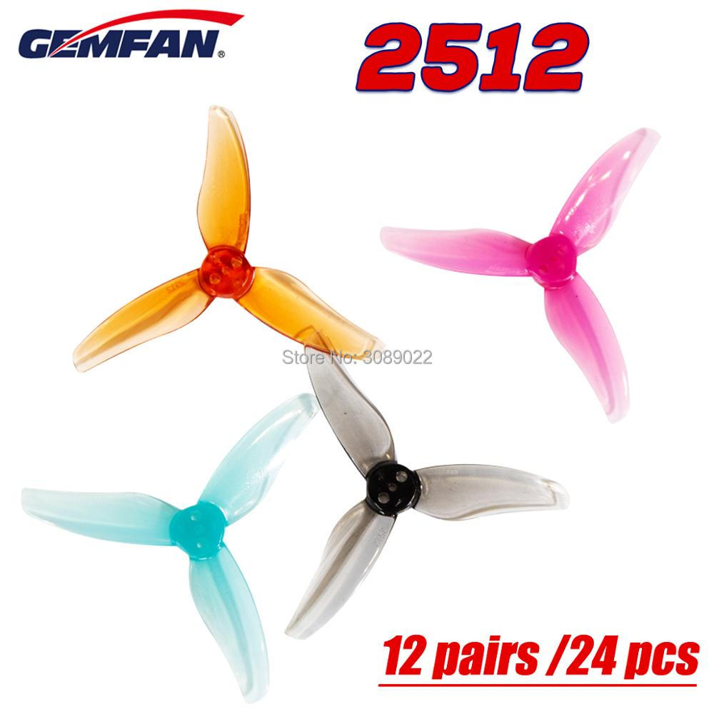 Rc Helicopter Blade - 24 pcs /12Pairs Gemfan Hurricane 2512