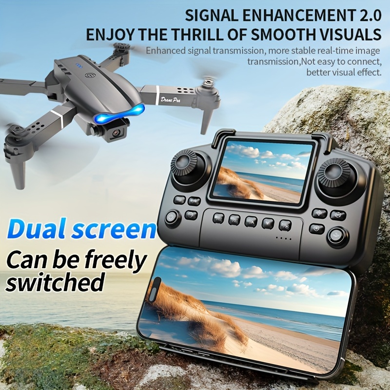 E99 PRO MAX Foldable Drone wit - Rc Helicopter Tool Kit 评论和价格