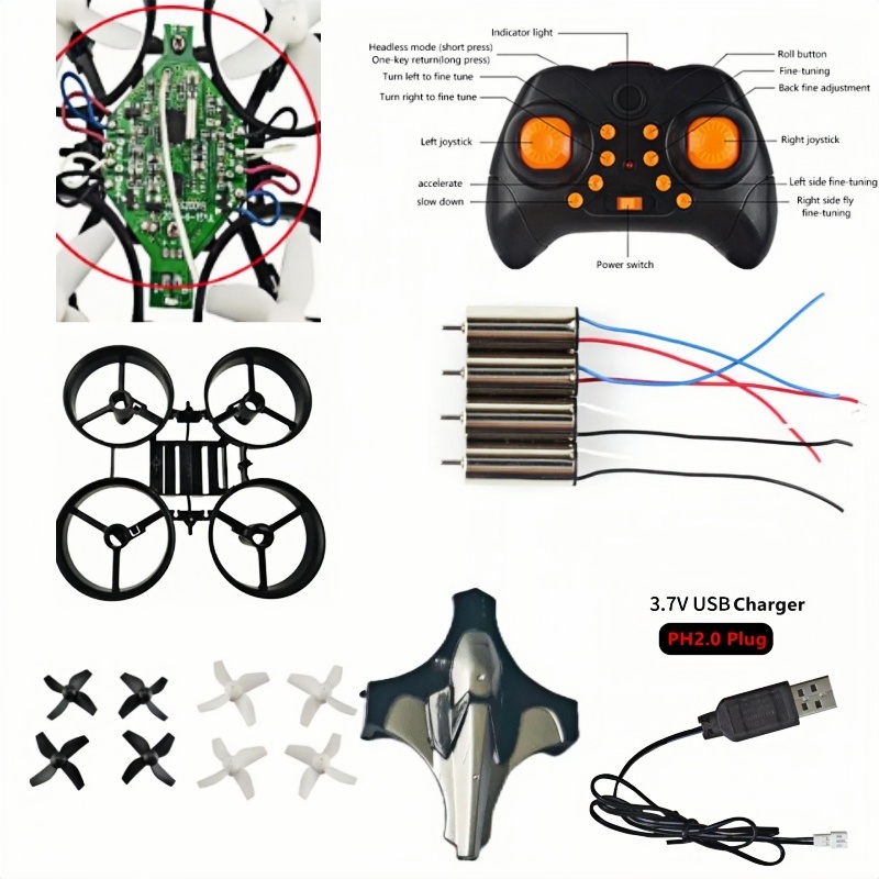 Complete DIY Drone Kit 2.4G 6A - Rc Helicopter Tool Kit 评论和价格