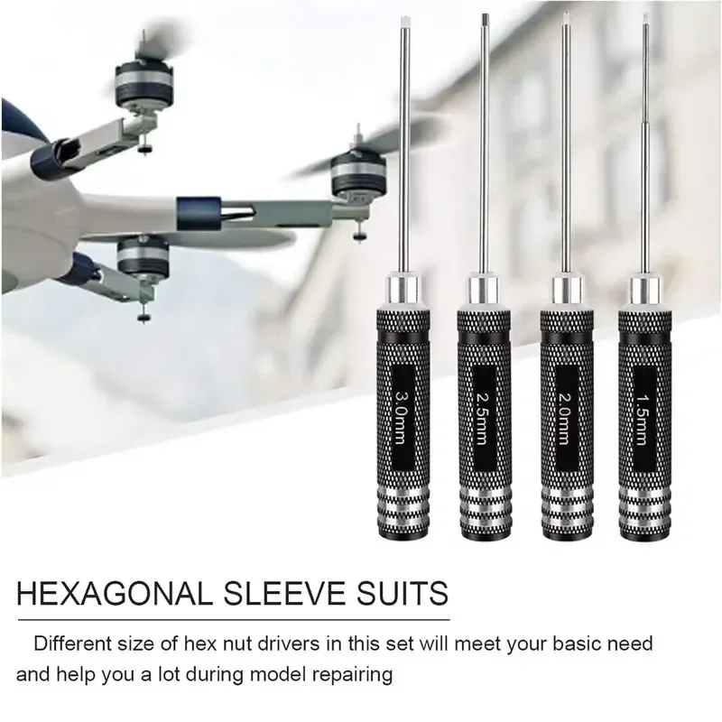 Hex Driver Set 1.5/2.0/2.5/3.0 - Rc Helicopter Tool Kit 评论和价格