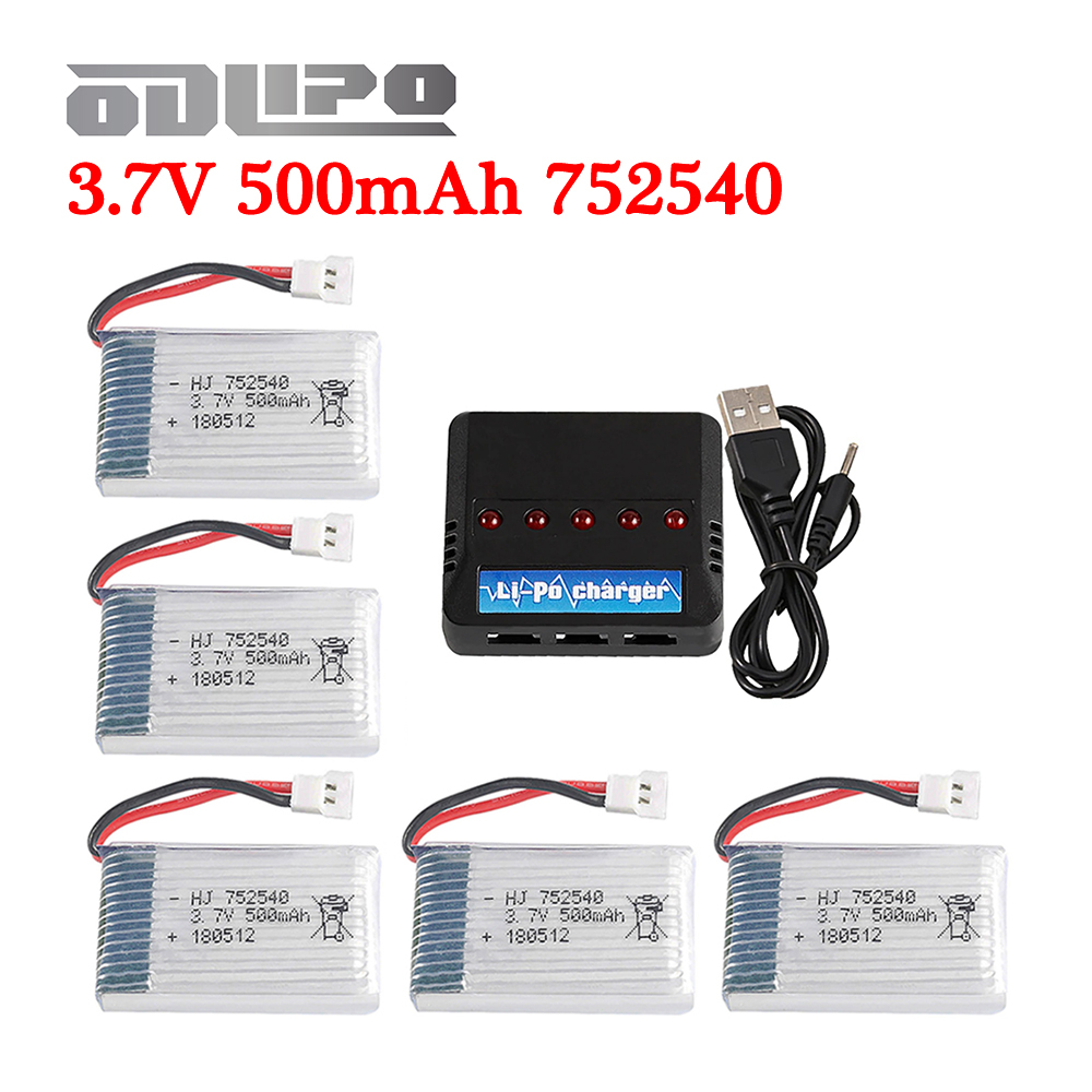 H31 Battery 3.7V 500mAh 752540 - Rc Helicopter Coaxial 评论和价格