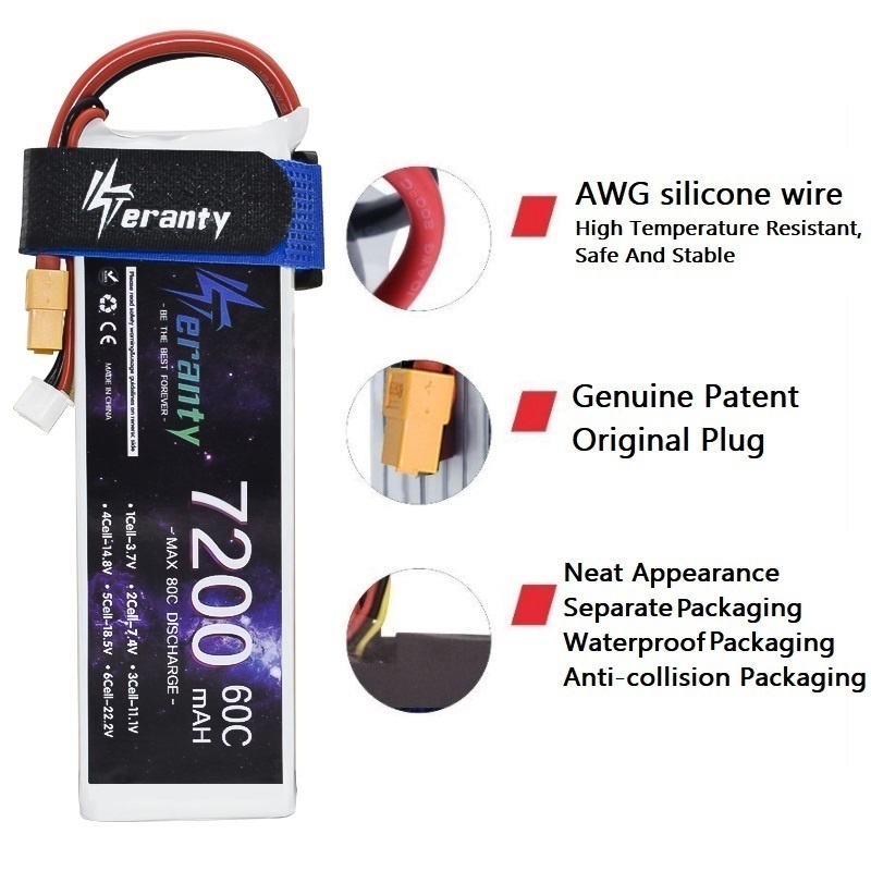 Upgrade 7200MAH 7.4V 60C LiPo  - Rc Helicopter Coaxial 评论和价格